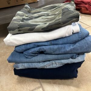 7 jeans, size 12 - express and American eagle
